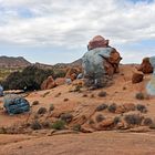 Marokko, die bemalten Felsen bei Tafraoute im Anti Atlas