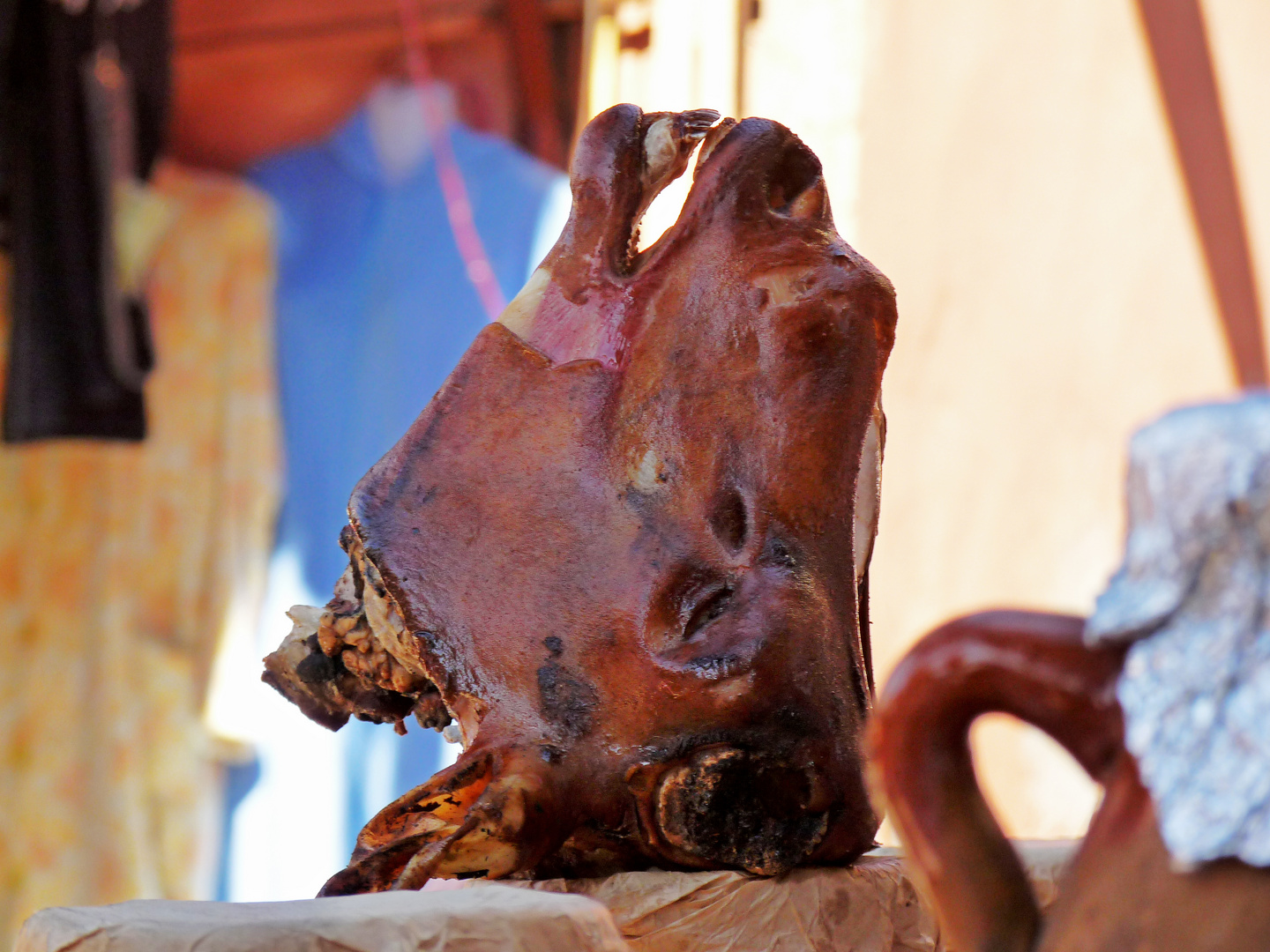 Marokko - *Kulinarische Spezialität auf dem Markt von Marrakesch* (1)