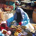 Marokko - *Marktfrau* (Markt von Marrakesch)
