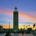 Marokko - Marrakesch - Minarett  ....