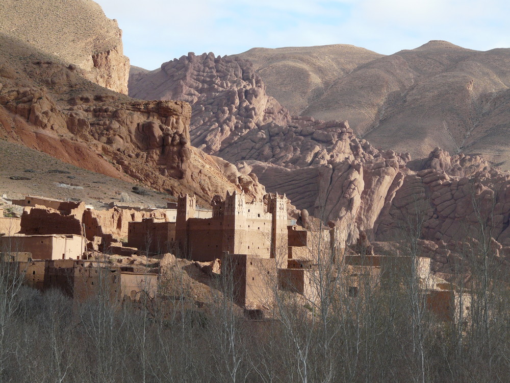 Marokko - Straße der Kasbahs - Kasbah Ait Youl