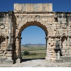 Marokko: Triumphbogen in Volubilis Bild 11