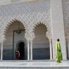 Marokko - vor dem Mausoleum Mohammed V. in Rabat