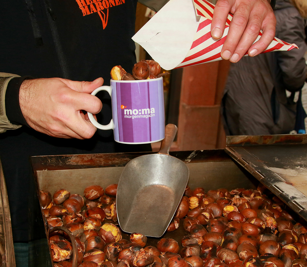 Maronen in der ZDF MoMa-Tasse