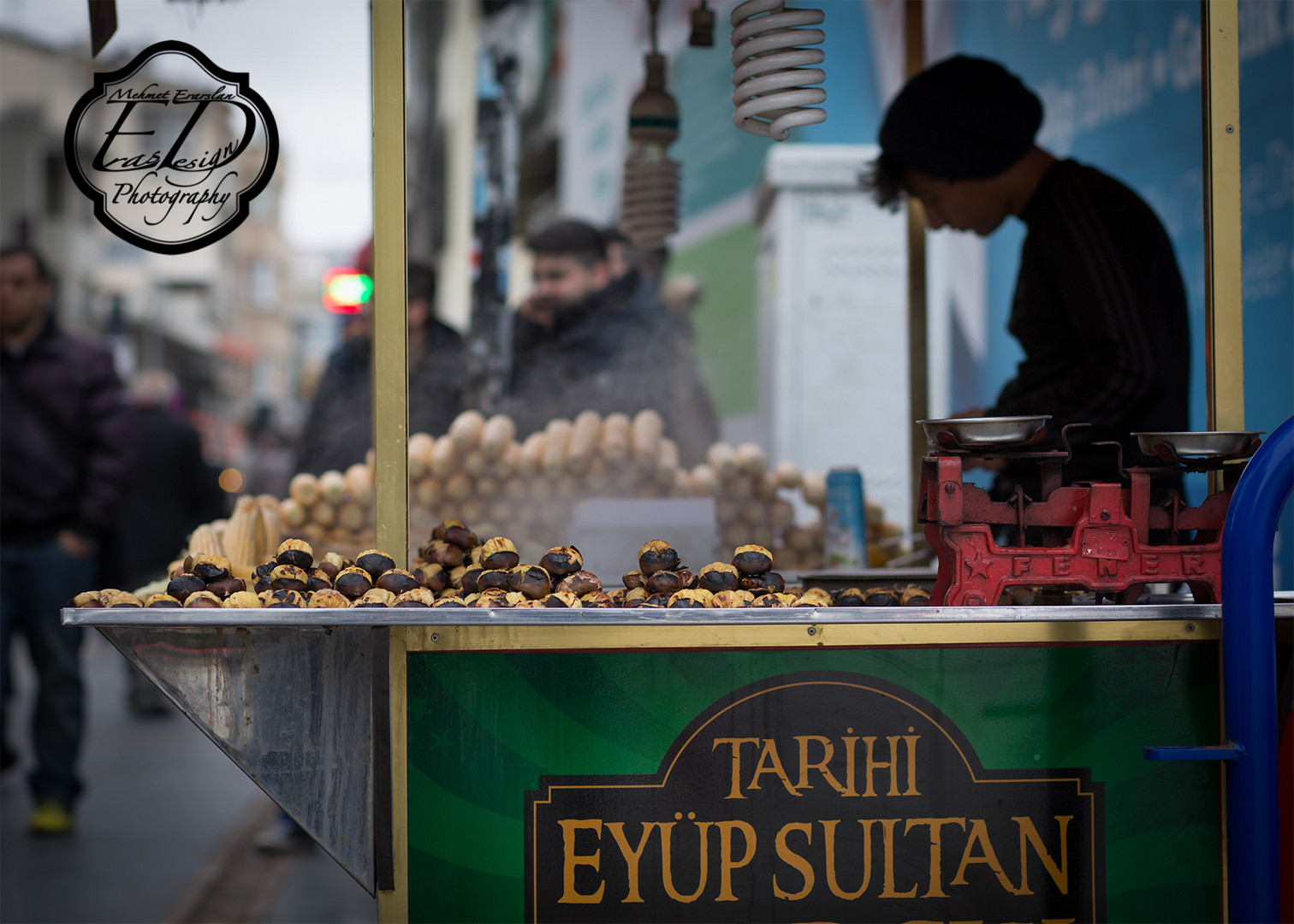 Maronen Verkäufer in Istanbul