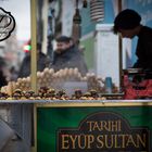 Maronen Verkäufer in Istanbul