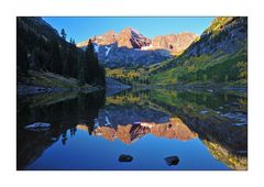 Maroon Bells für Frühaufsteher