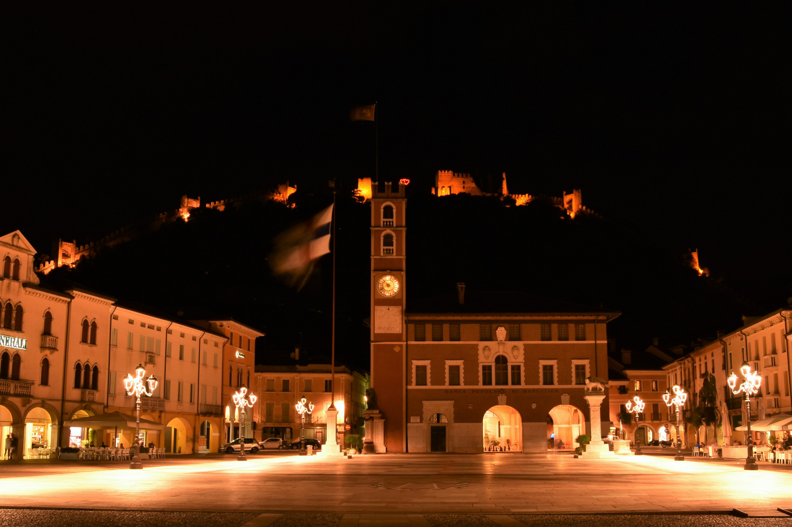 Marostica Marktplatz Rathaus 