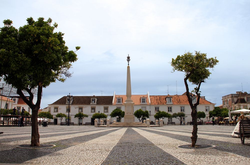 Marques de Pombal Platz in Vila Real de Santo Antonio