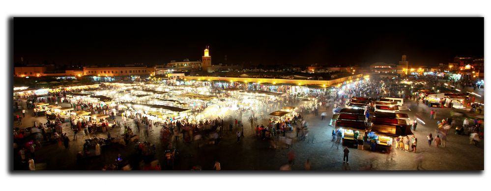 Marrakech et sa célèbre place de zajac david 