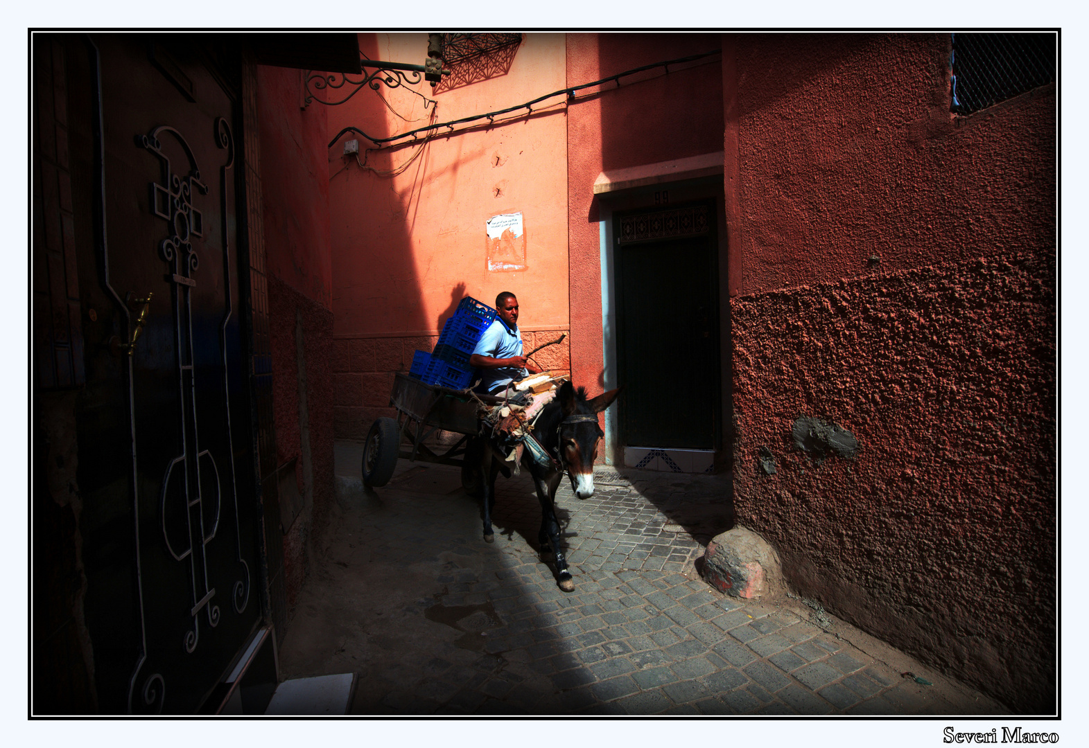 Marrakech- trasporti nella Medina....