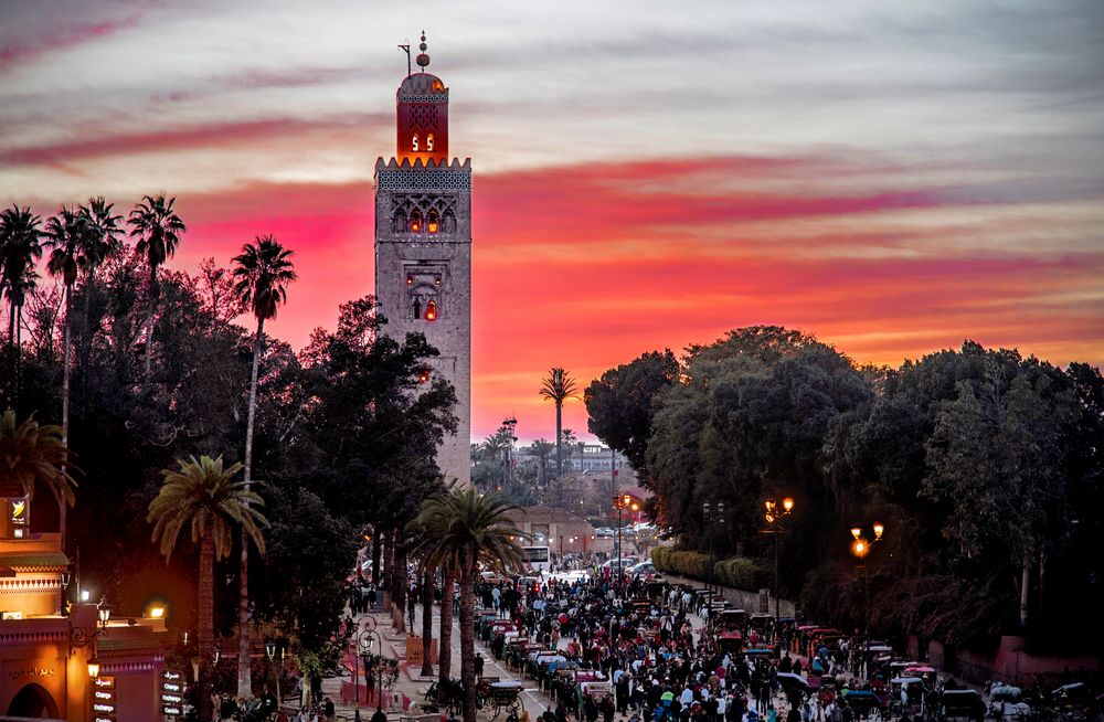 Marrakesch am Abend