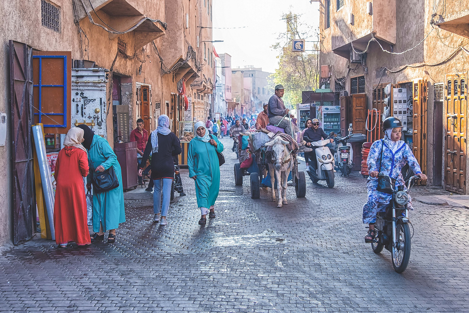 Marrakesch am frühen Morgen 