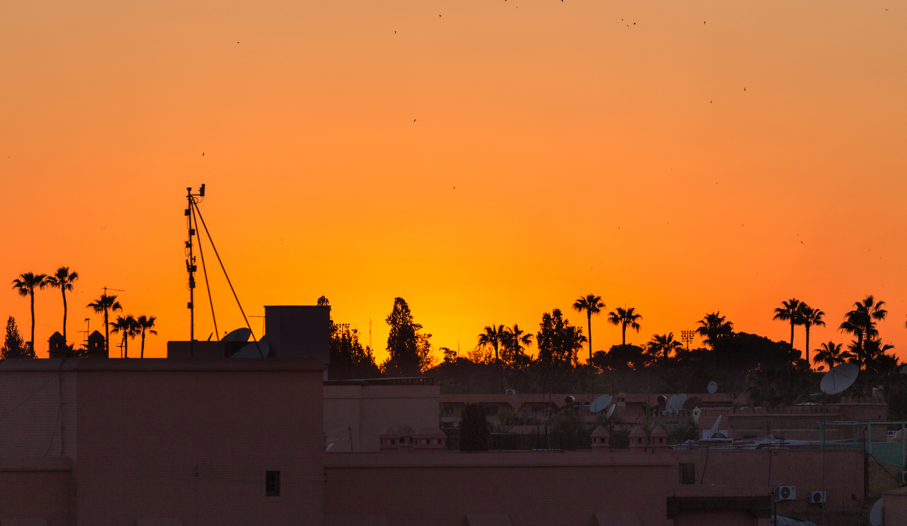 Marrakesch bei Sonnenuntergang