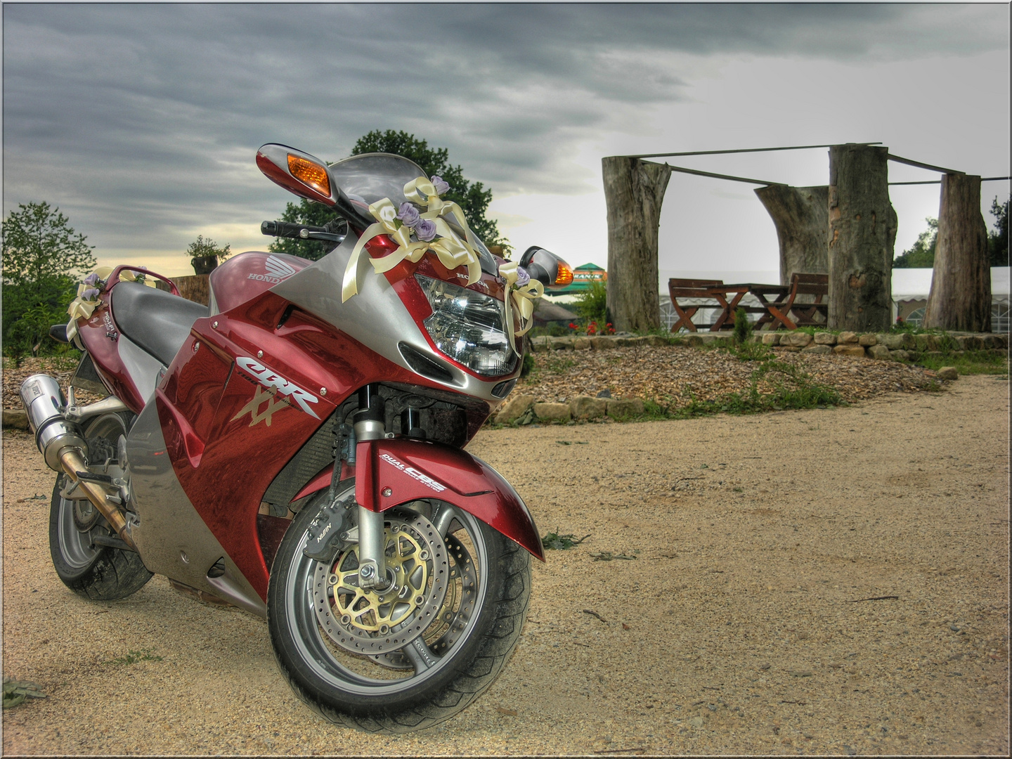 Married motobike Honda CBR 1100 XX SuperBlackbird