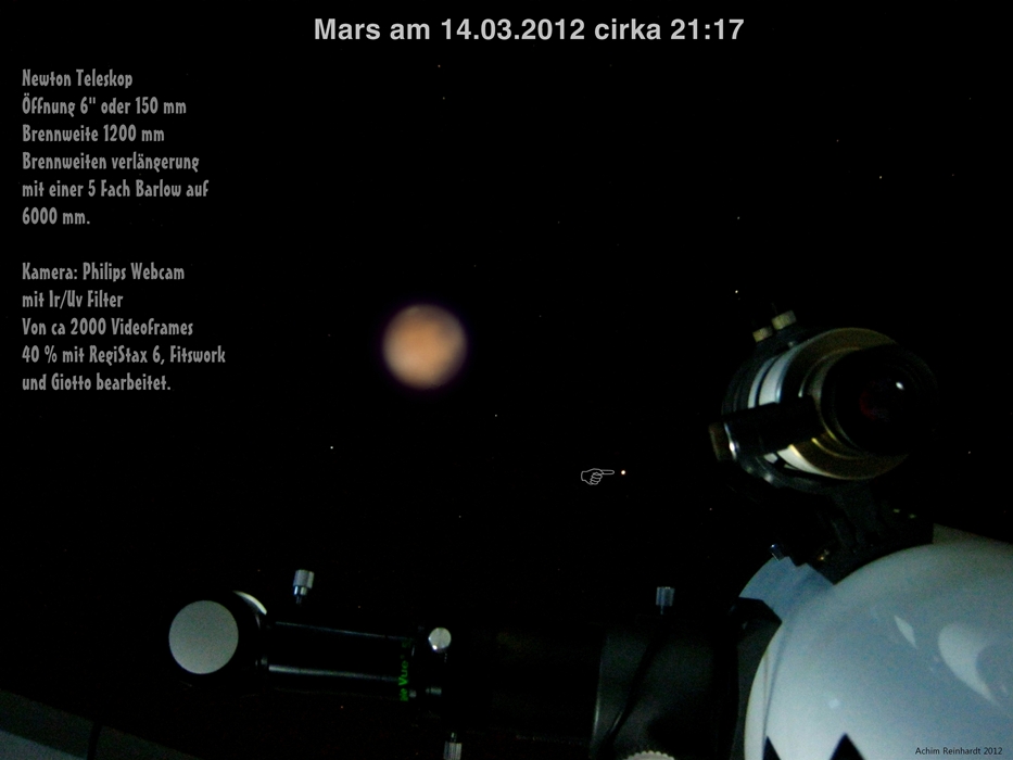 Mars am 14.03.2012