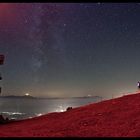 Mars mit Milky Way