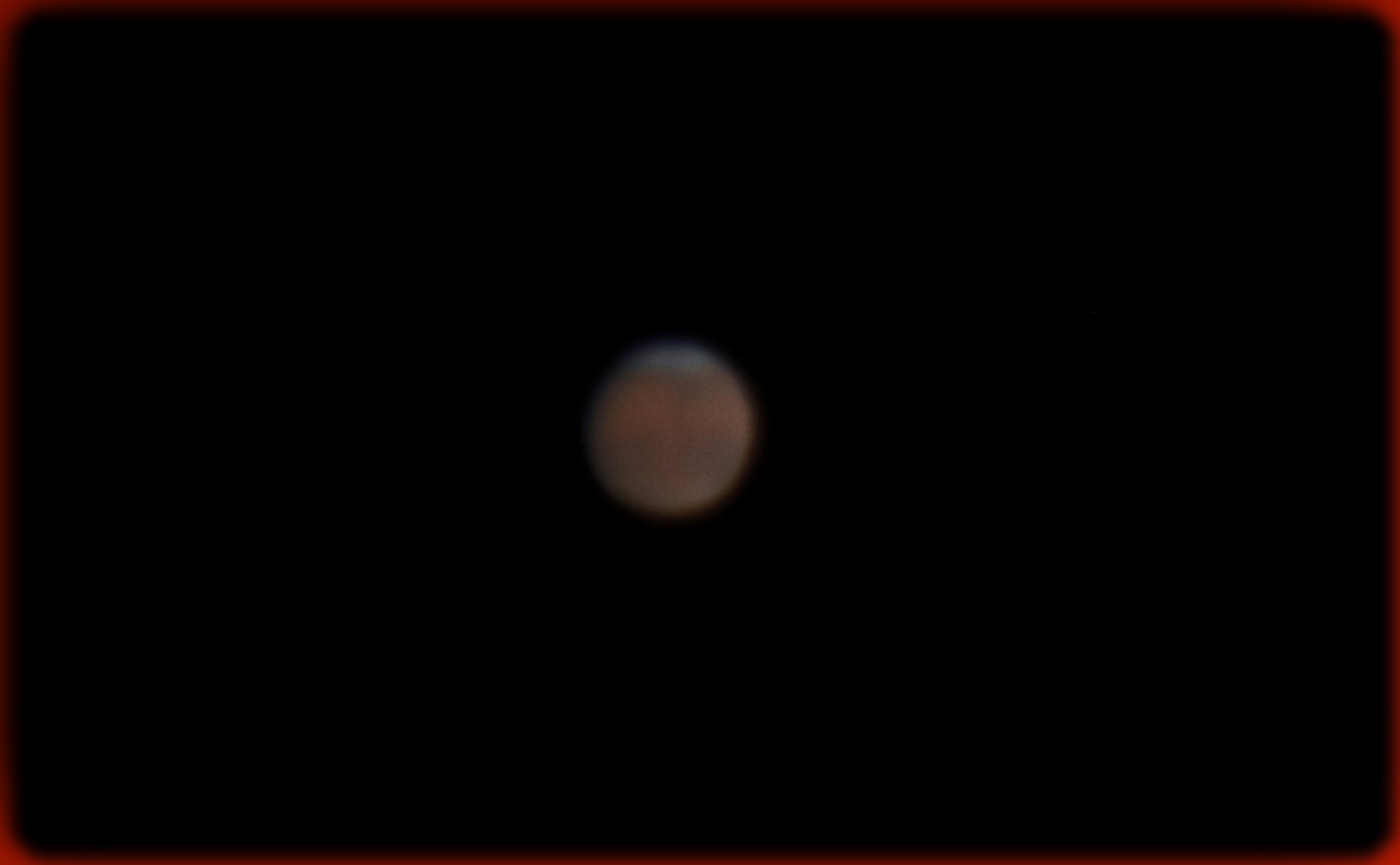 Mars mit viel.. Wolken.. am Nodpol