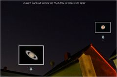 Mars und Saturn am 17.05.2014