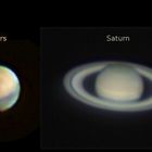 Mars und Saturn am 23.06.2016