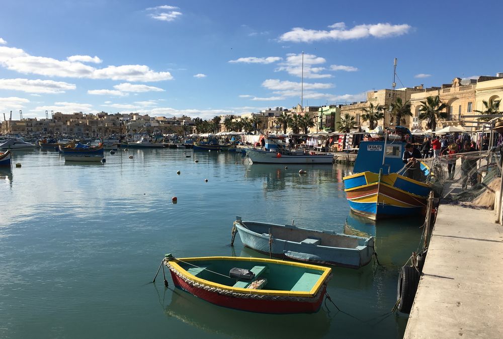 Marsaxlokk - der Hafen 