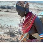 Marsch des Überlebens: Frauen beim Wasserholen im Norden  Kenyas 