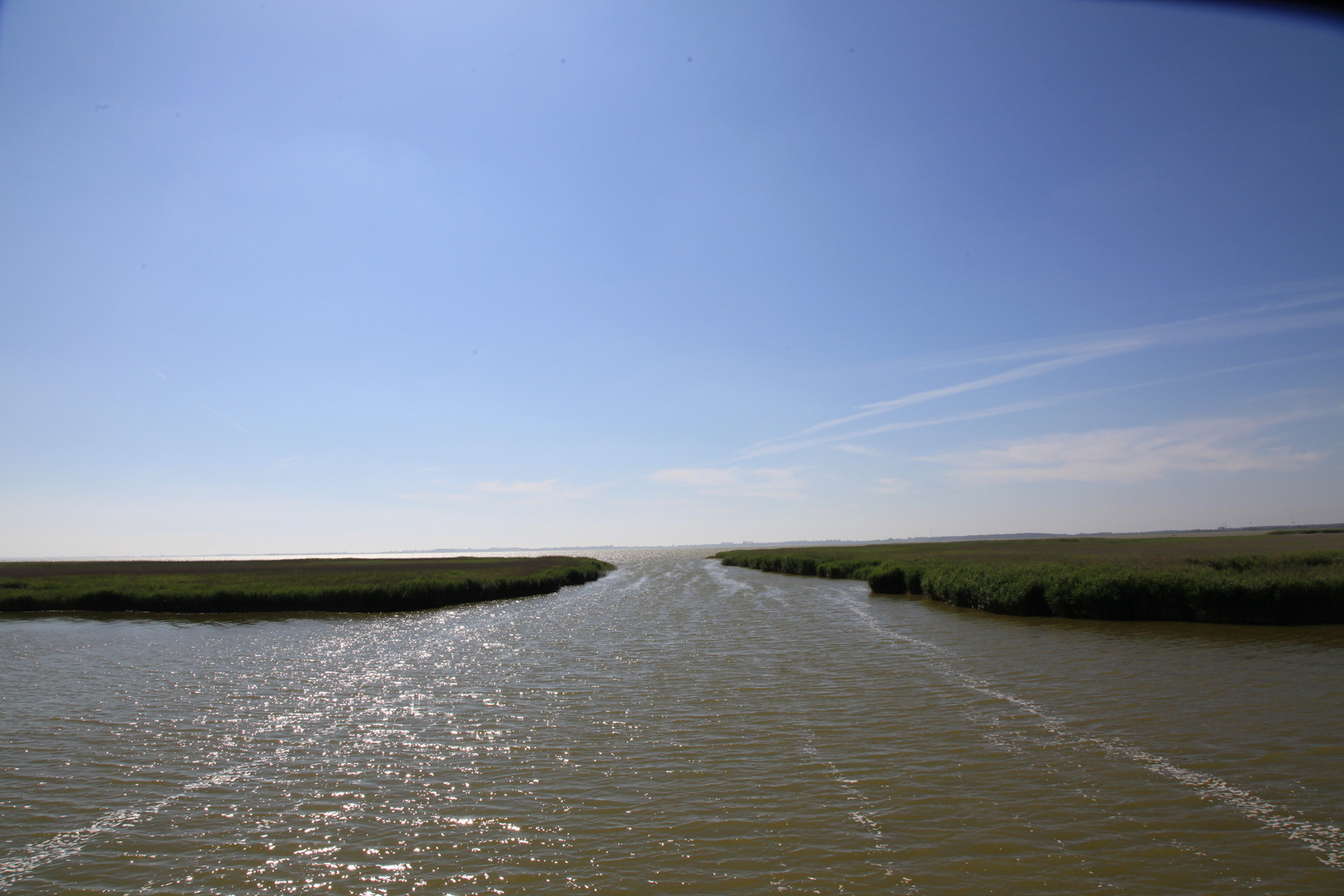 Marschland an der Ostsee