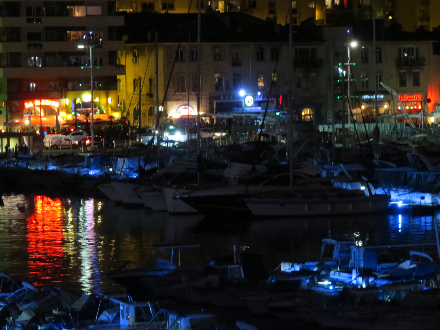 Marseille Alter Hafen nachts