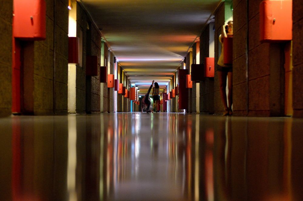 Marseille, Cité Radieuse Le Corbusier, 5ieme étage II