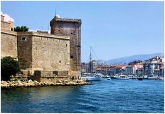 Marseille, entrée du vieux-port