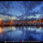 Marseille, le port de l'Estaque by night