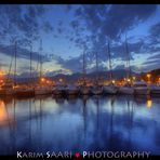 Marseille, le port de l'Estaque by night