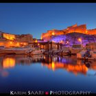 Marseille, le vieux port by night