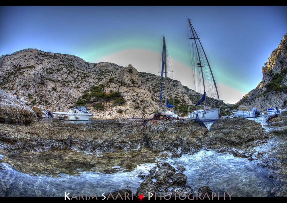 Marseille, photographie de la calanque de Morgiou