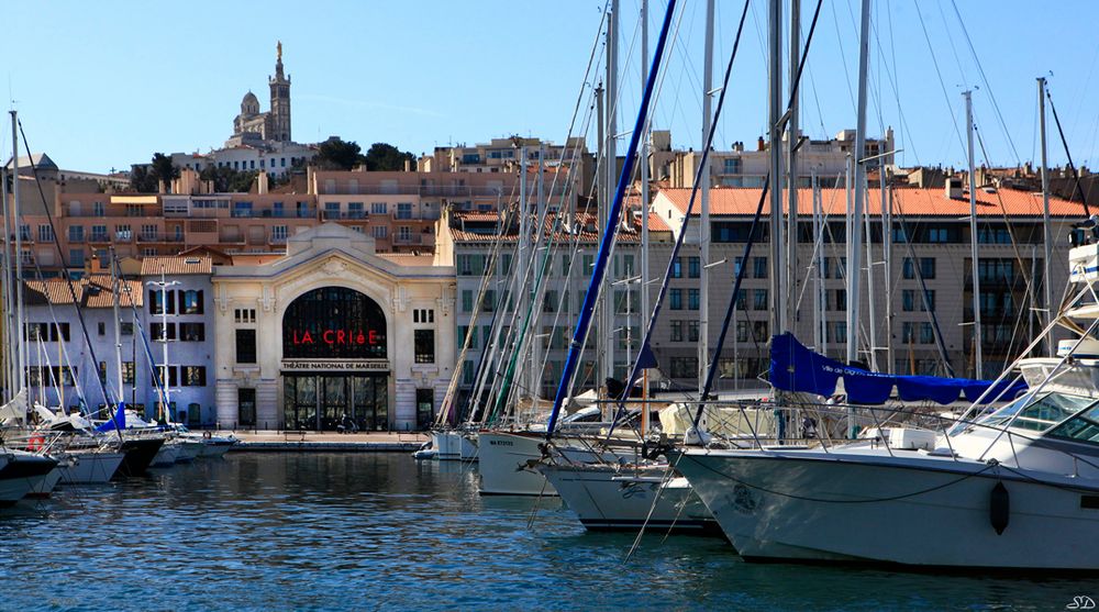 Marseille :Vieux Port .