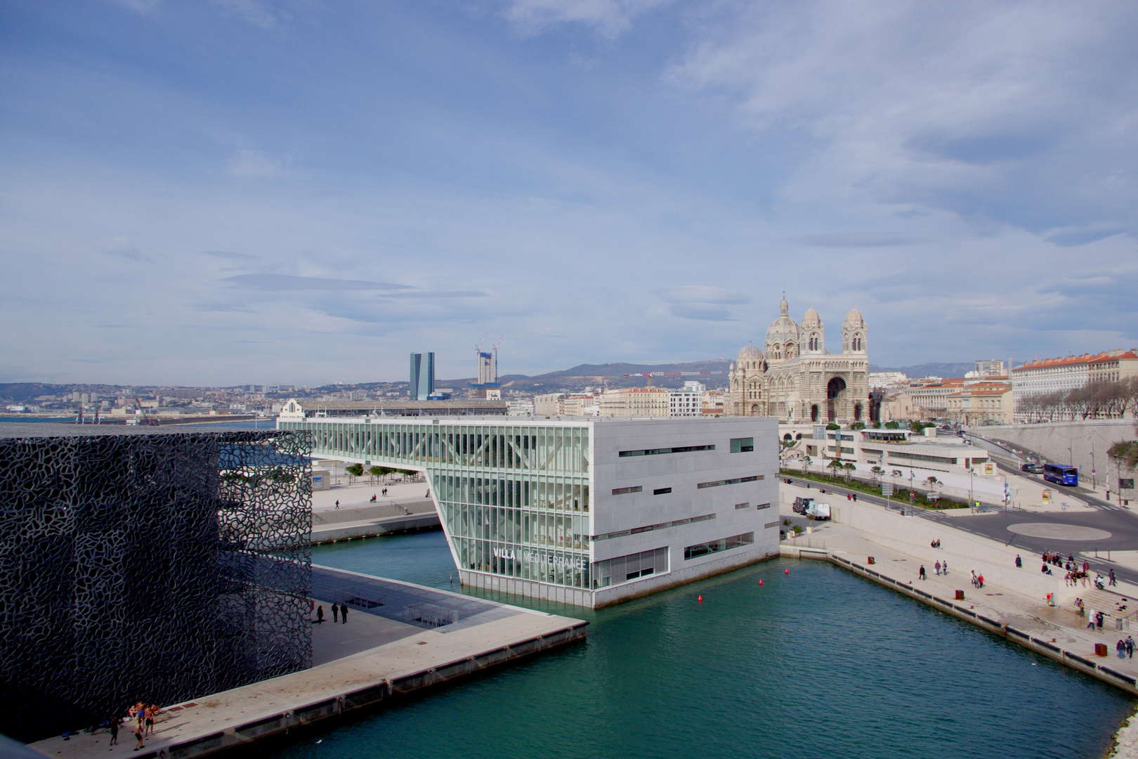 Marseille, vue depuis le Mucem