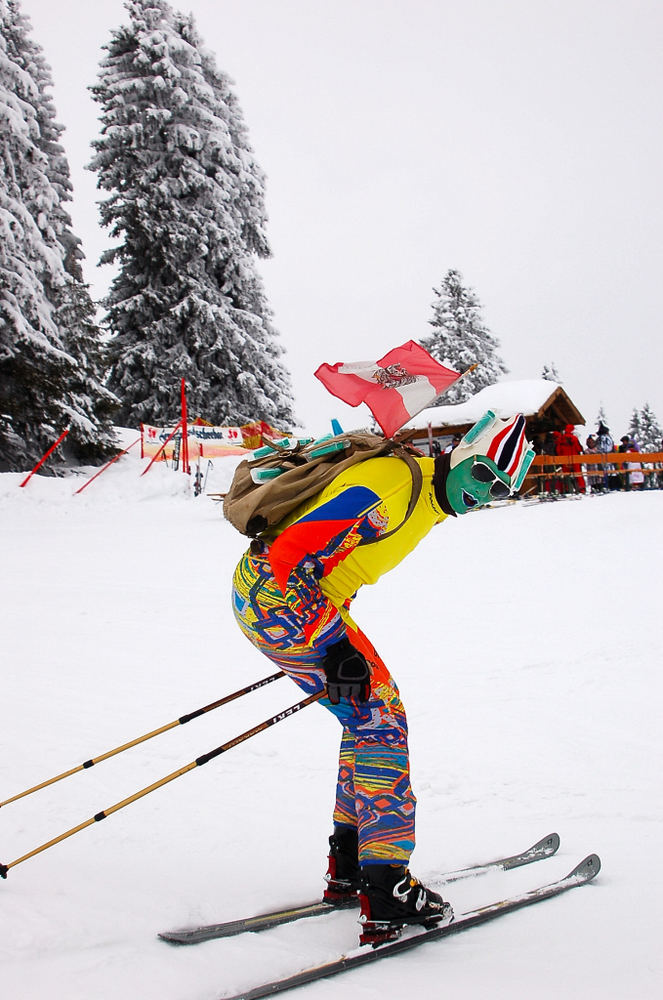 Marsmenschen auf der Skipiste