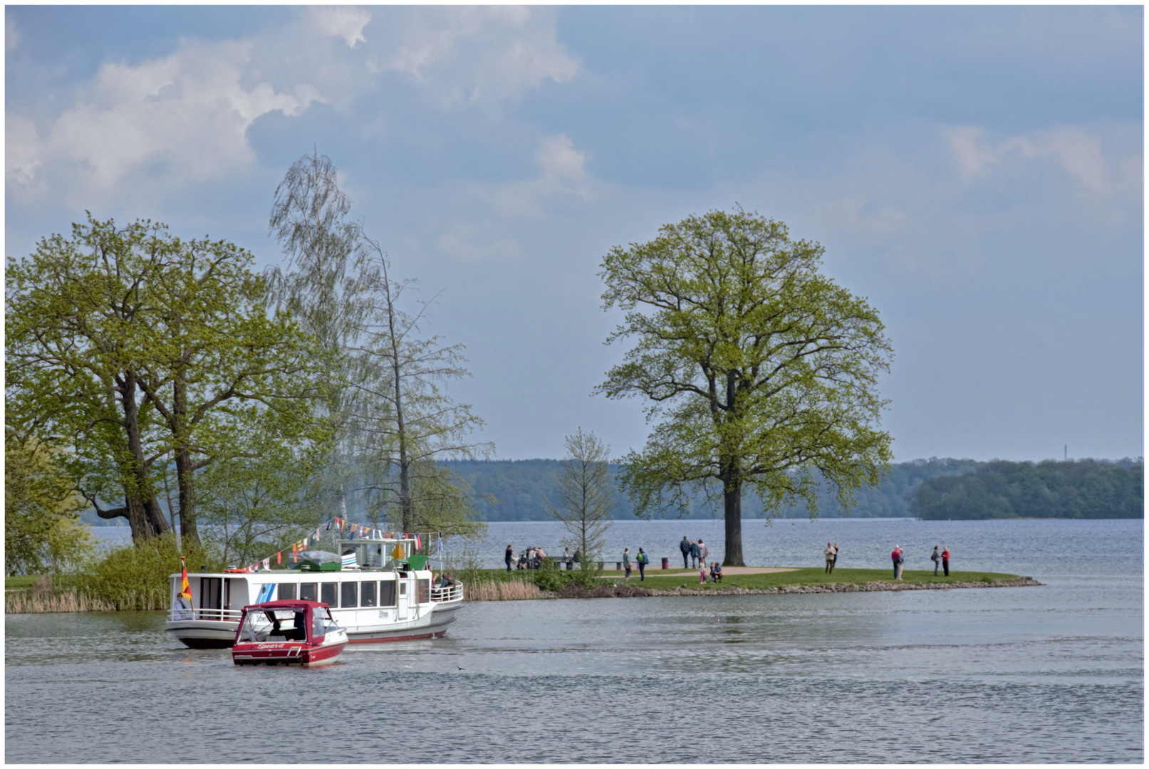 Marstallhalbinsel im Frühling