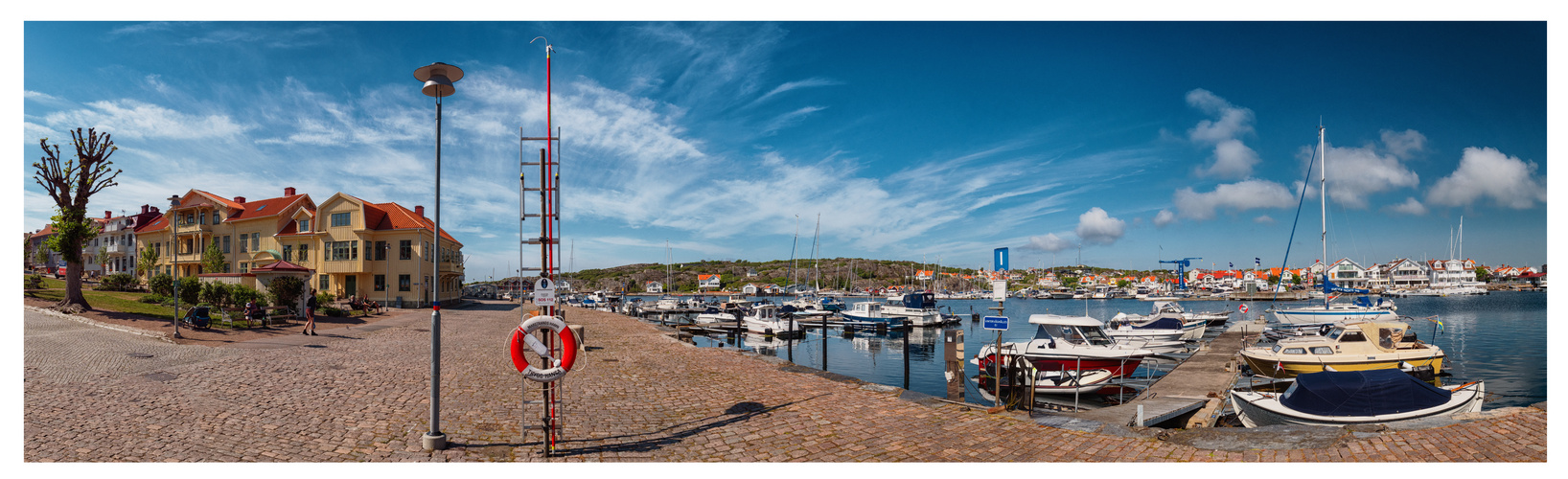Marstrand - Blick auf den Hafen