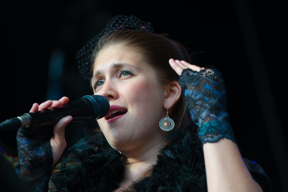 Marta Bauerová, Leadsängerin der Pilsner Jazz Band