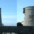 Martello tower at Red Island, Skerries, Ireland