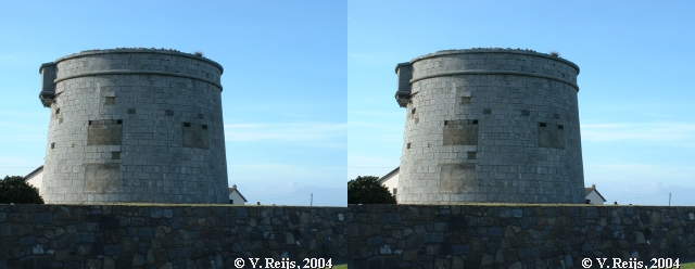 Martello tower at Red Island, Skerries, Ireland