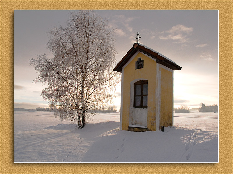 marterl im schnee