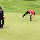 Martin Kaymer und Marcel Siem auf Arbeit