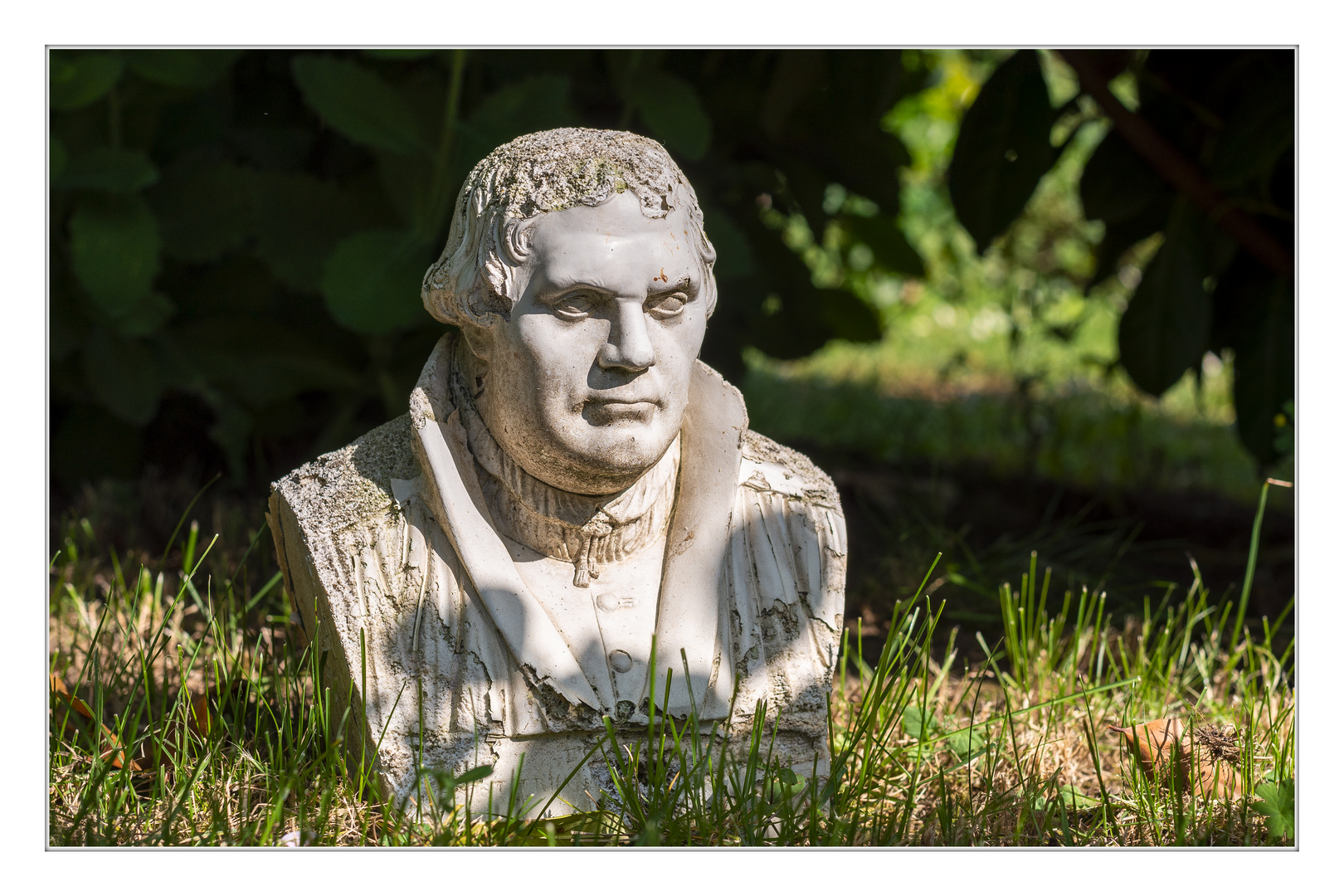 Martin Luther im Garten