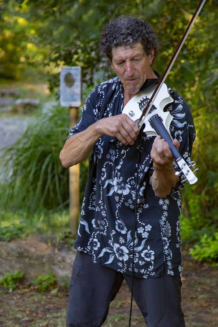 Martin Schnabel mit der Violine