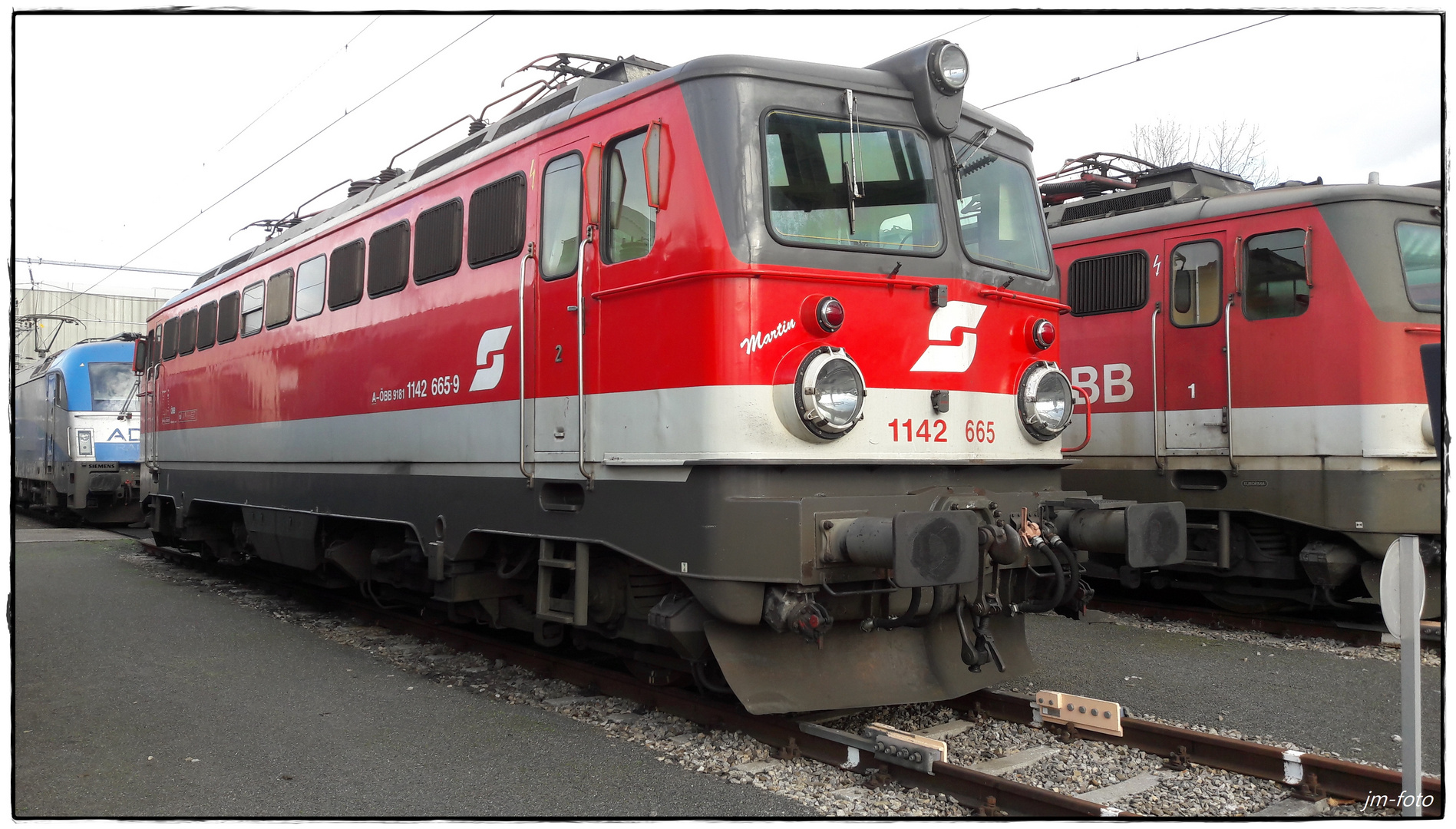 Martin und seine 1142 665 heute in Linz