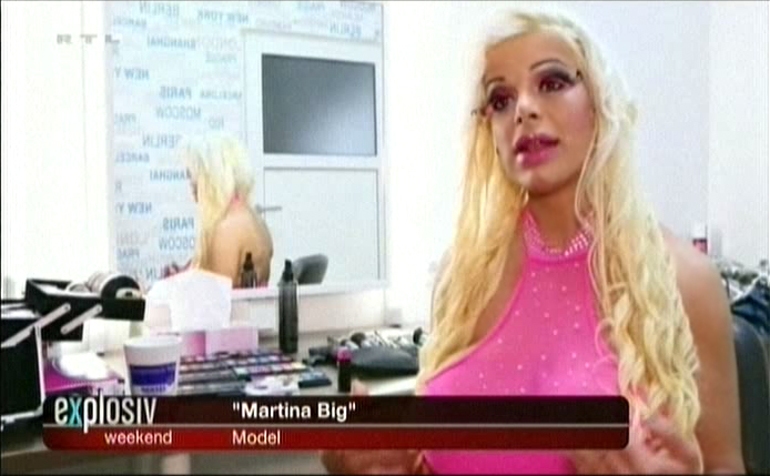 Martina Big bei RTL Explosiv Weekend