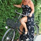 Martina mit Fahrrad