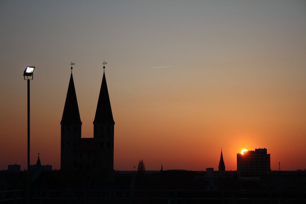 Martinikirche im Abendlicht